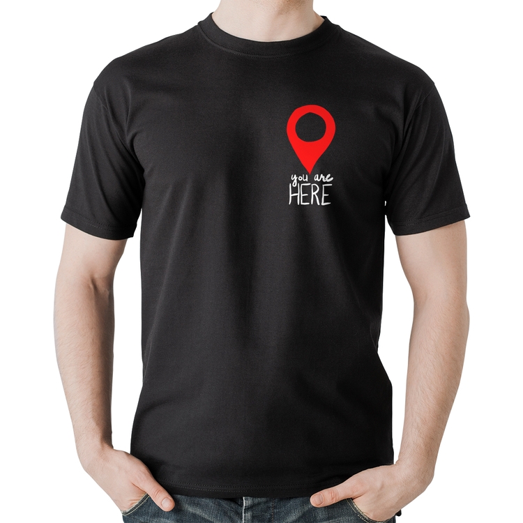 Camiseta Algodão You Are Here