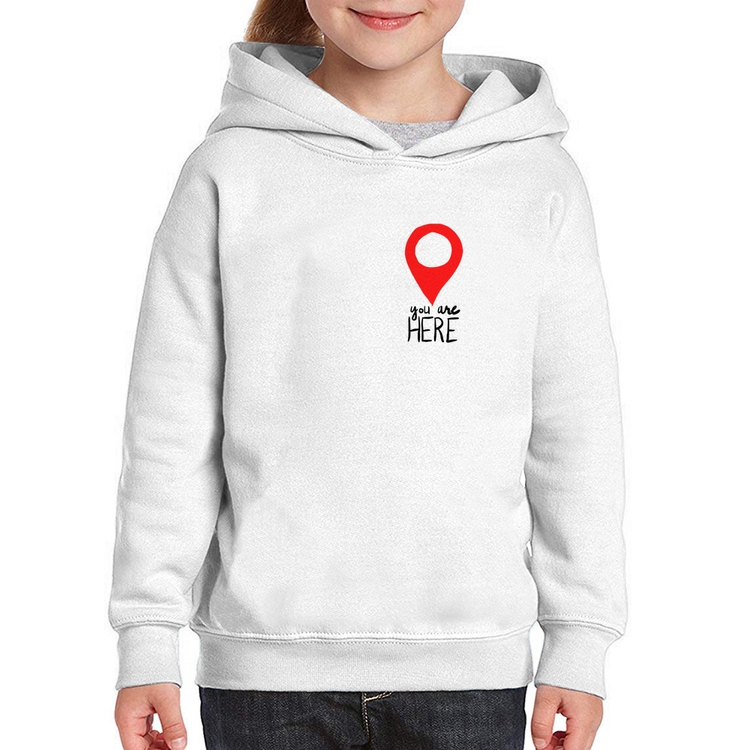 Moletom Infantil You Are Here
