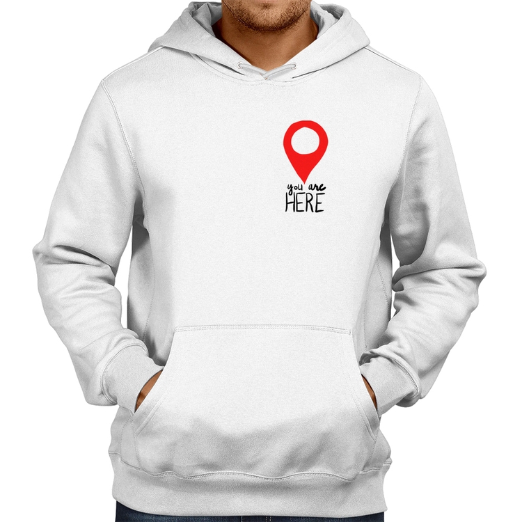 Moletom You Are Here - Branco