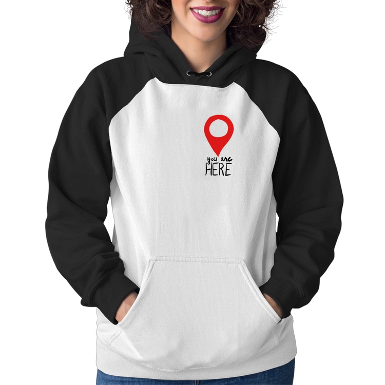 Moletom Feminino You Are Here