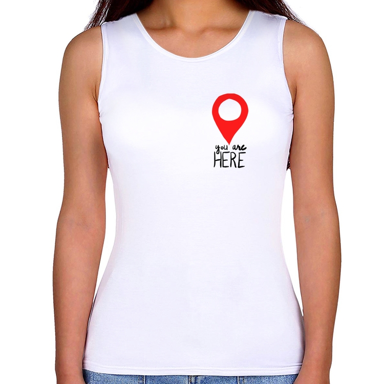 Regata Feminina You Are Here