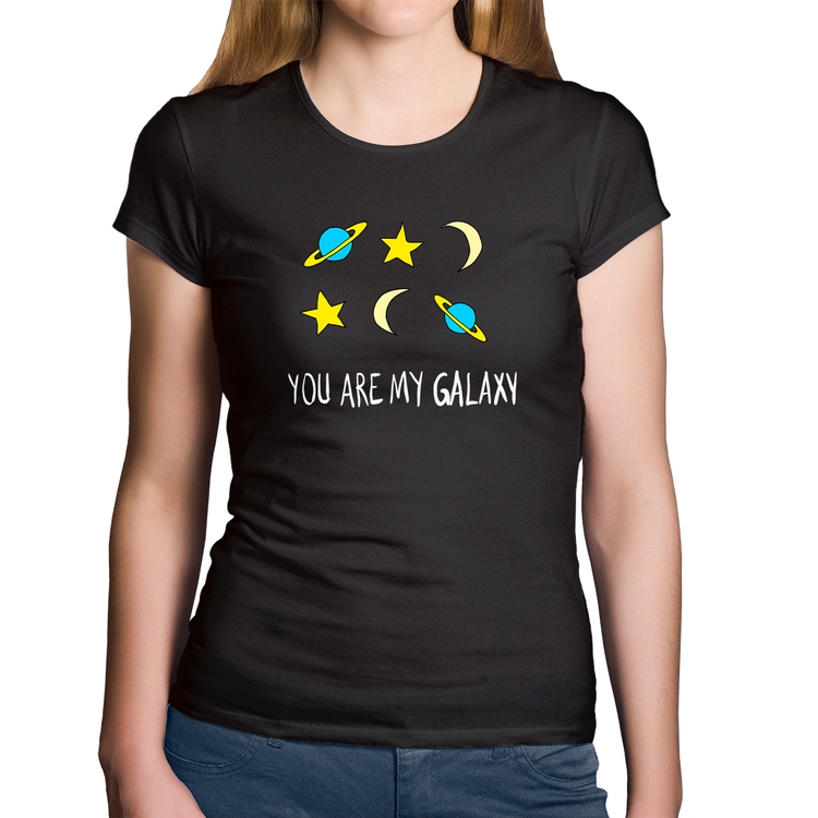 Baby Look Algodão You Are My Galaxy