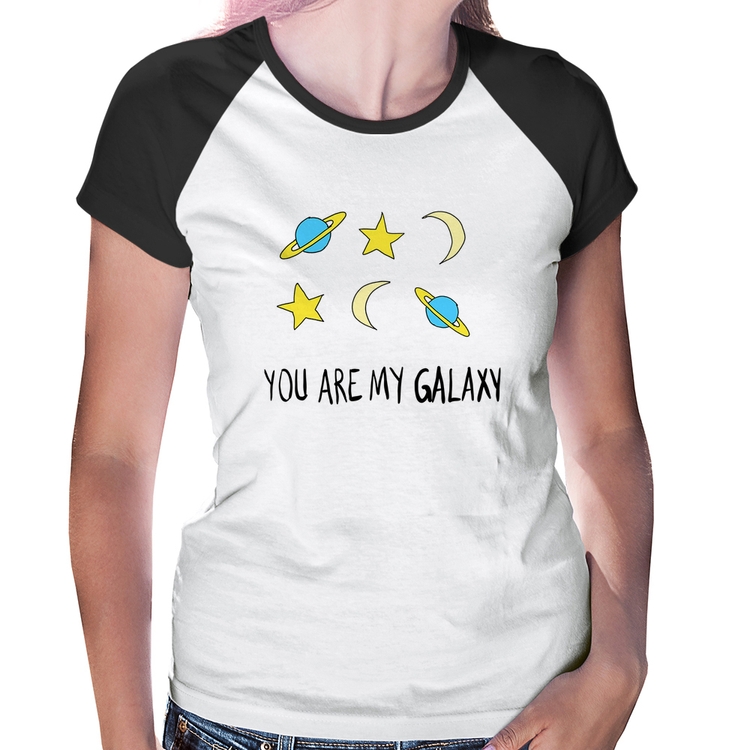 Baby Look Raglan You Are My Galaxy