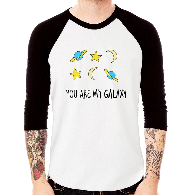 Camiseta Raglan You Are My Galaxy Manga 3/4
