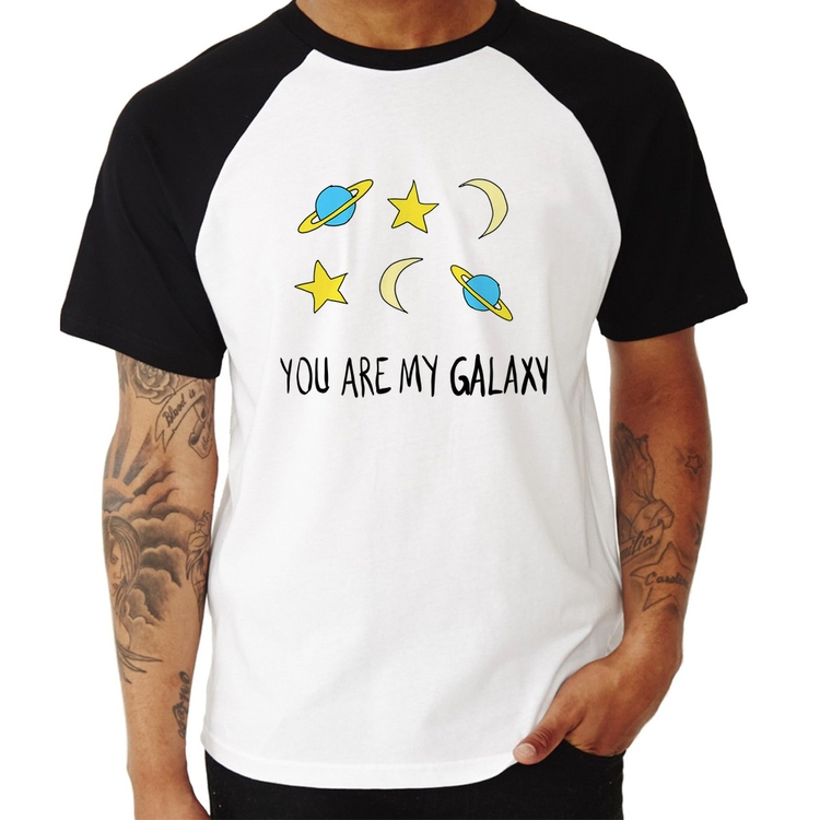 Camiseta Raglan You Are My Galaxy