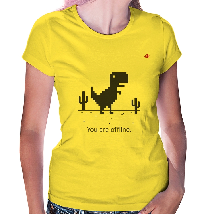 Baby Look You are offline - Amarela