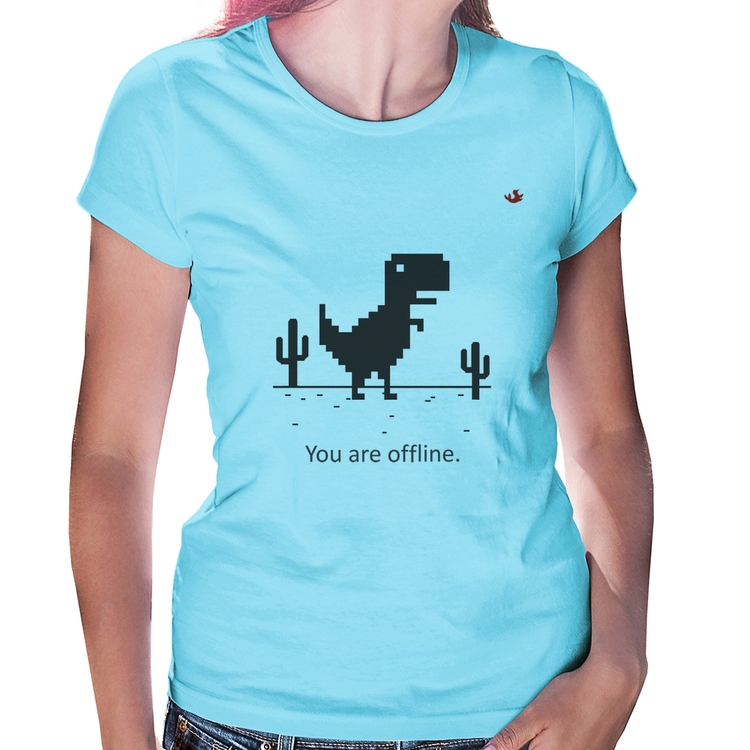 Baby Look You are offline - Azul Bebê