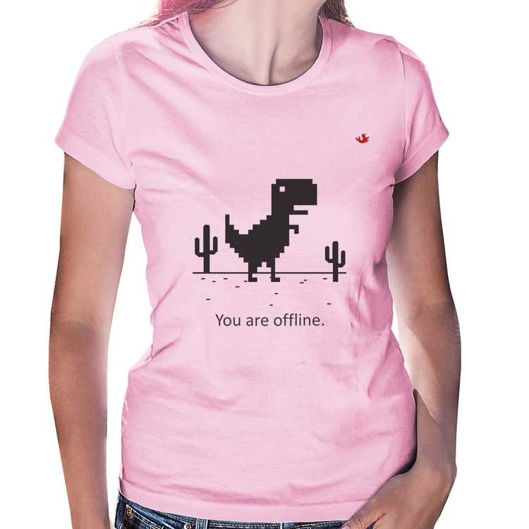 Baby Look You are offline - Rosa Bebê