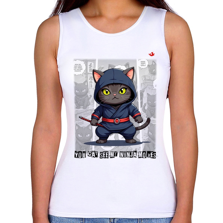 Regata Feminina You cat see my ninja moves