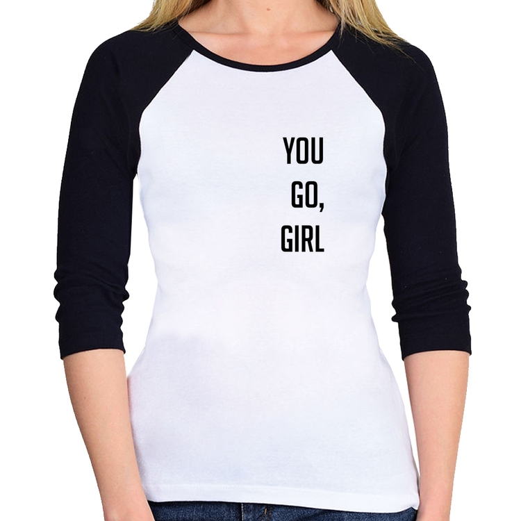 Baby Look Raglan You go girl Manga 3/4