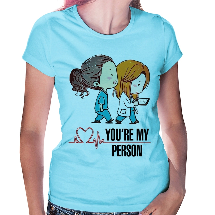 Baby Look You're My Person - Azul Bebê