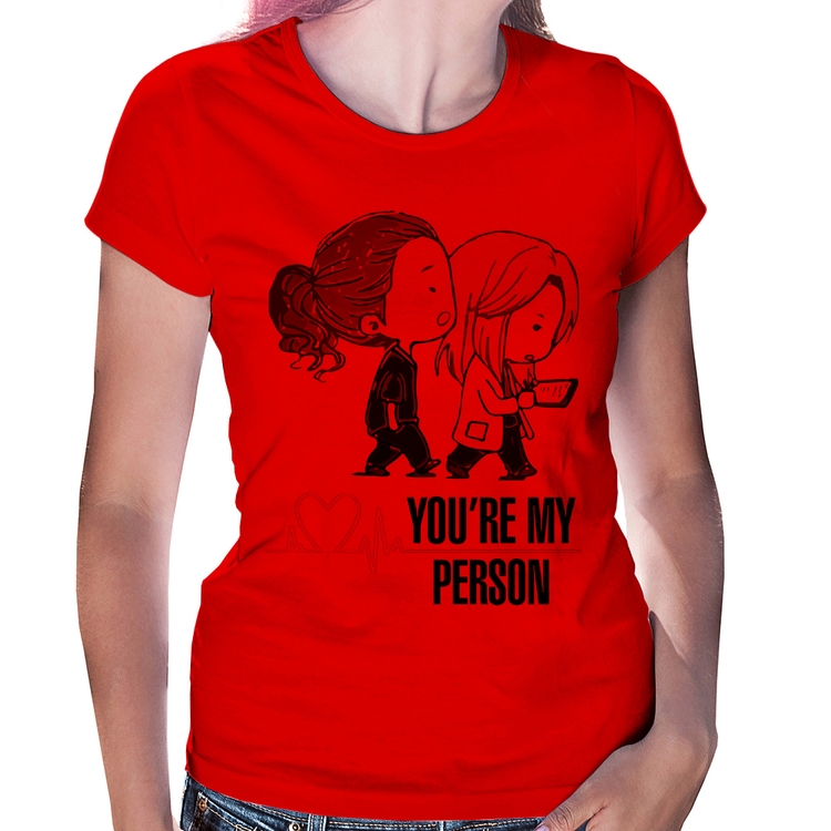 Baby Look You're My Person - Vermelha