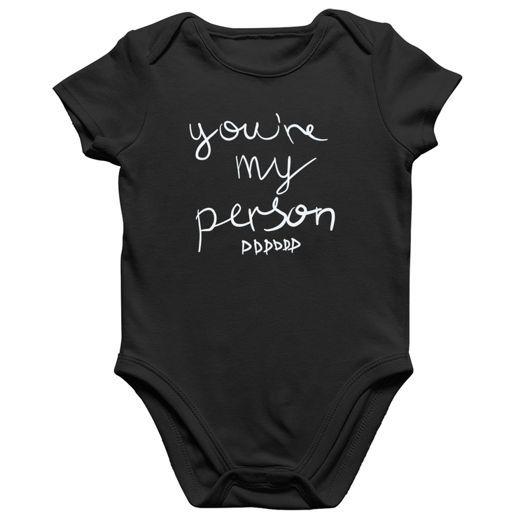 Body Bebê Algodão You're my person frase