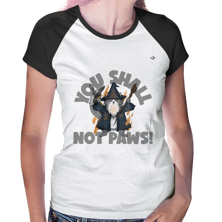 Baby Look Raglan You shall not paws