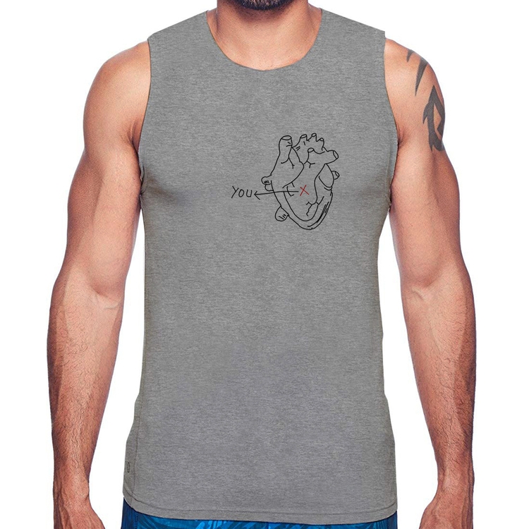 Regata Your position in my heart - Cinza