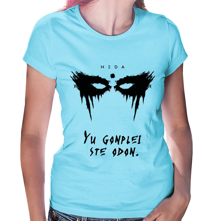 Baby Look Yu Gonplei Ste Odon - Azul Bebê