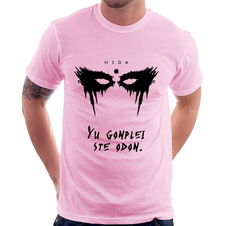 Camiseta Yu Gonplei Ste Odon - Rosa Bebê