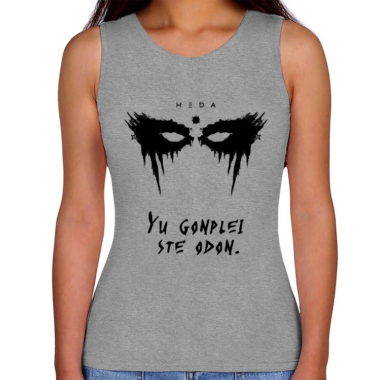 Regata Feminina Yu Gonplei Ste Odon - Cinza